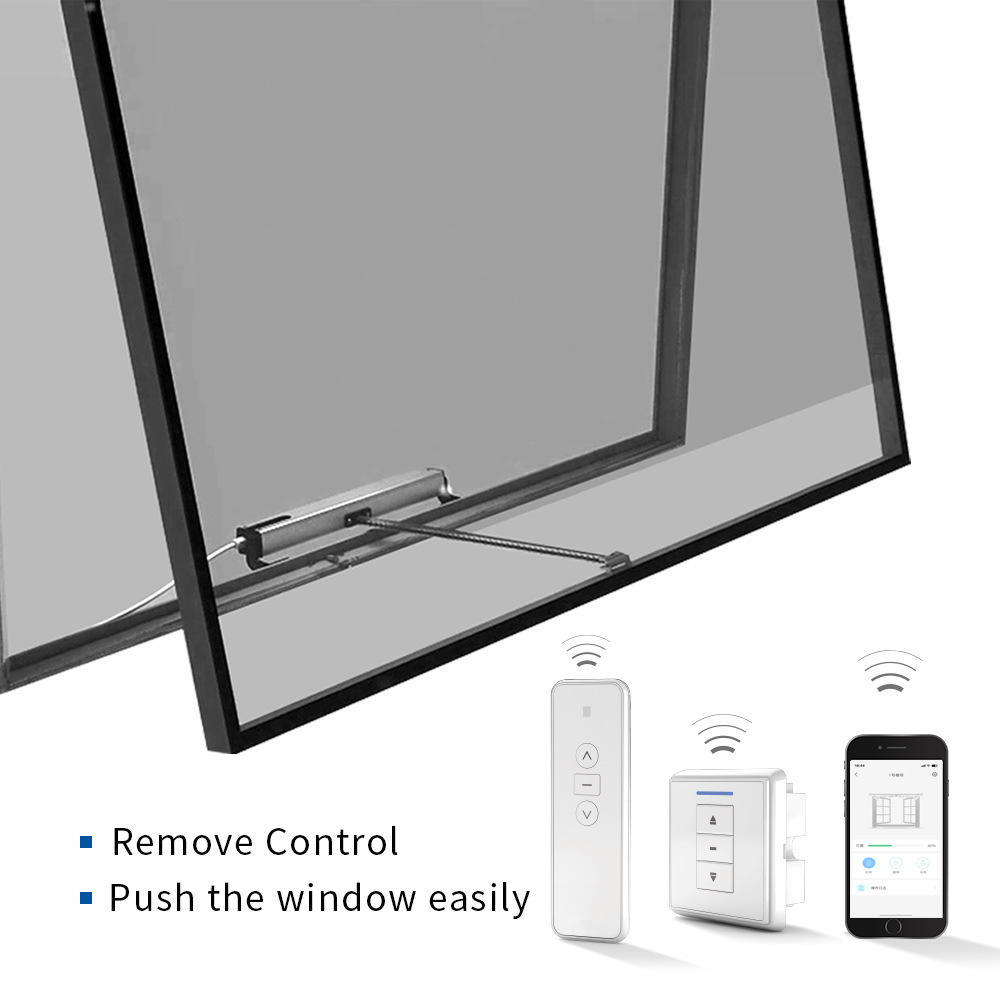 Electric window opener automatic window closing window pusher smoke exhaust window skylight fire induction smart home chain window opener RSH-WO01