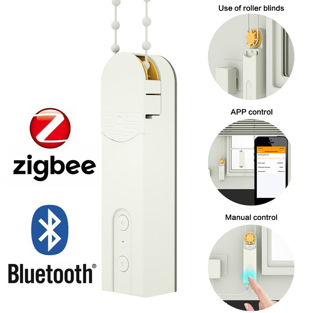 Bluetooth Smart Rope Motor_Tuya APP Remote Switch Control Pull Bead Roller Blind Smart_Electric Curtain RSH-MC10-Bluetooth