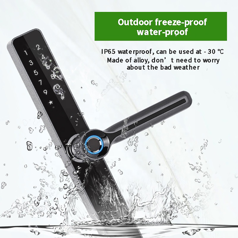 Home smart anti-theft door lock_ Hotel apartment password card smart lock_ Tuya APP remote control door lock RSH-WD035