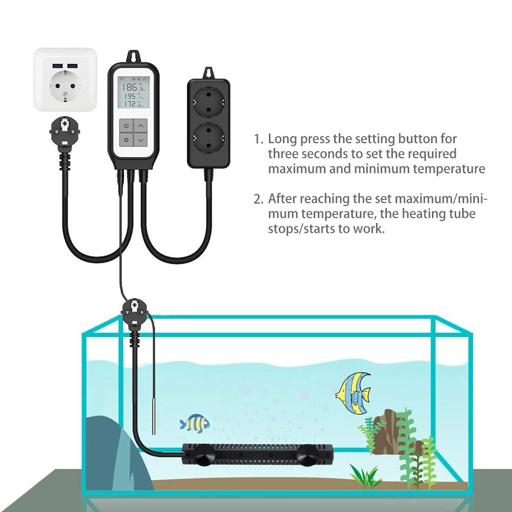 Smart home thermostat monitoring socket_WiFi Tuya Smart Life App remote monitoring socket RSH-TCT01