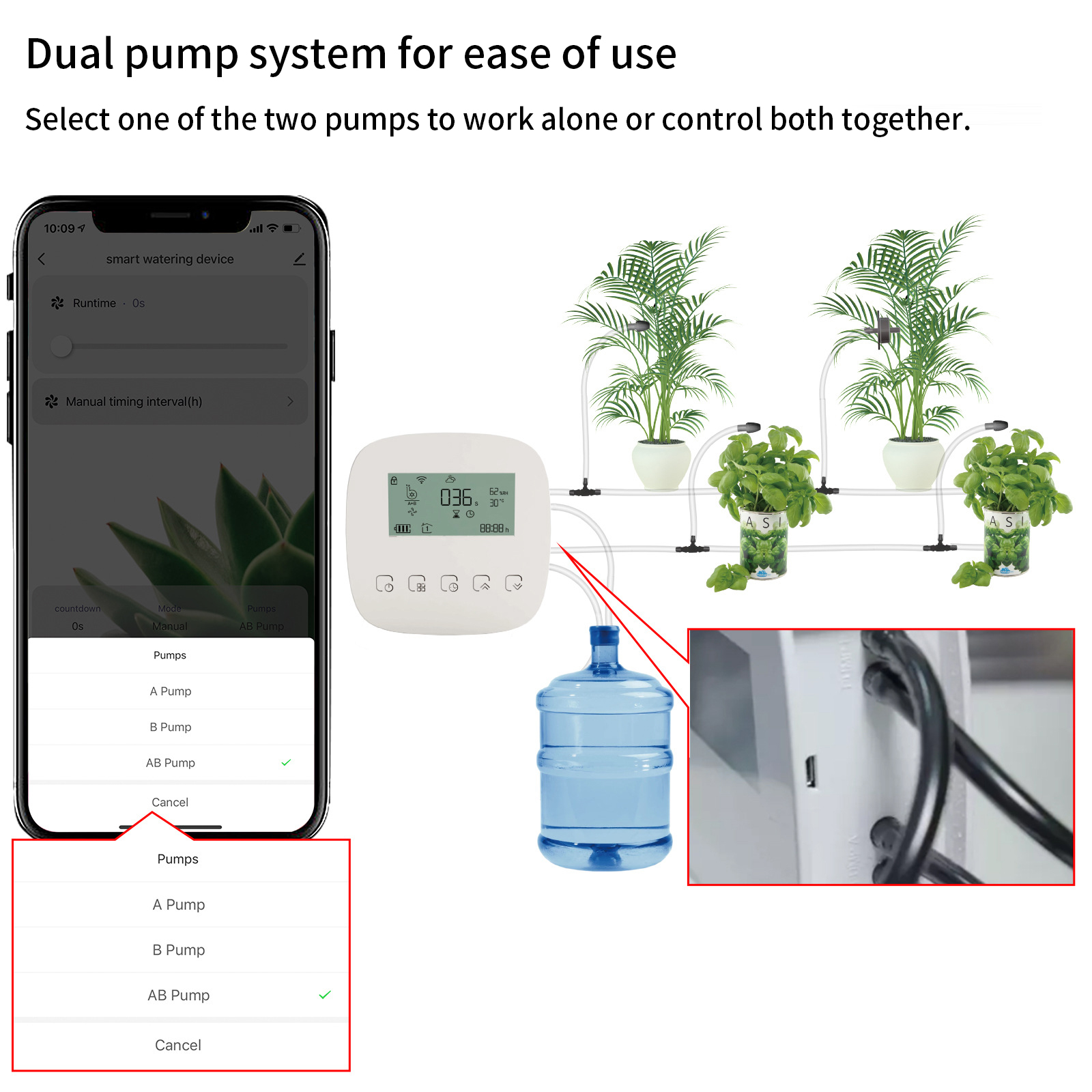 Tuya WIFI smart garden irrigation water valve