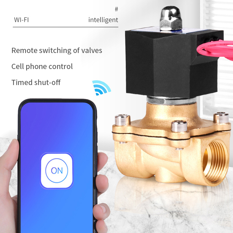 Wireless water pipe switch valve