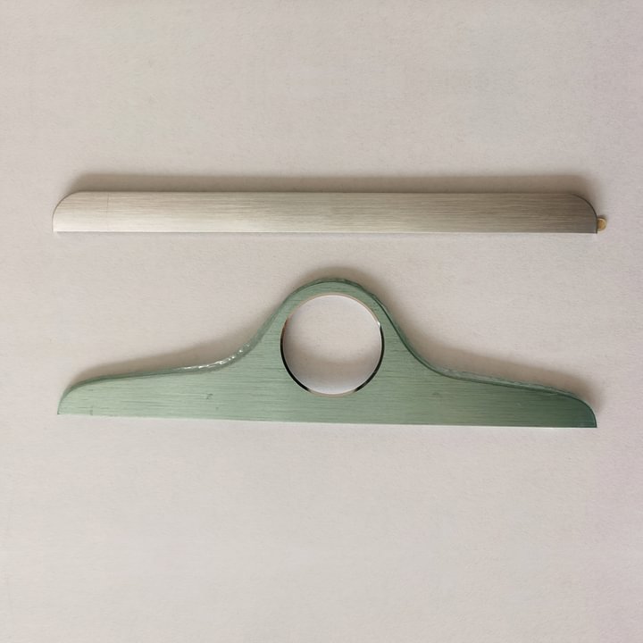 8841 Silver Plates above and under LCD